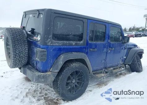 2020 Jeep Wrangler Unlimited Sport S 4X4 from USA, damaged, VIN 1C4HJXDN4LW299671